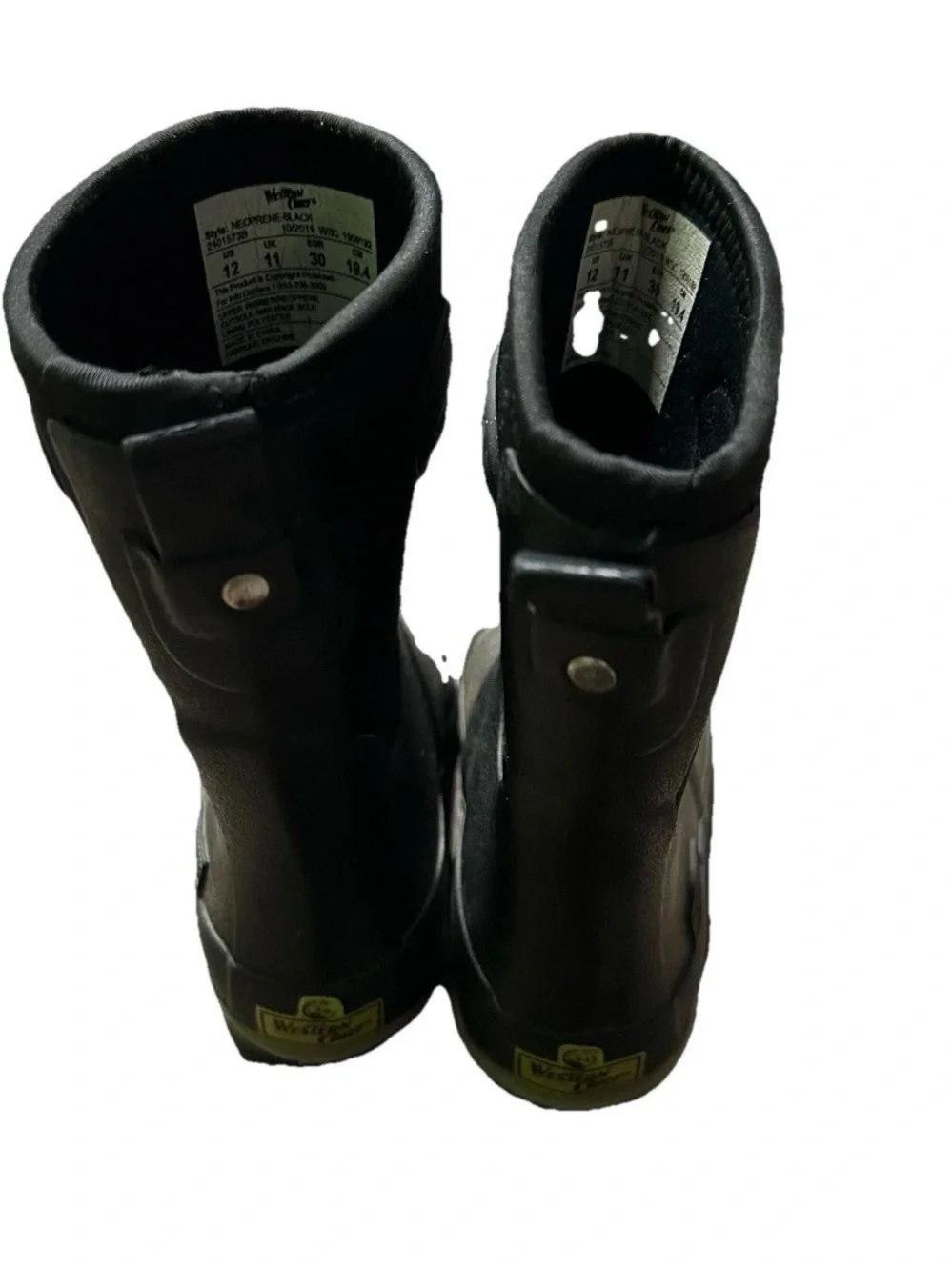 Toddler Western Chief Neoprene Black Muck Rain Farm Boots Size 12